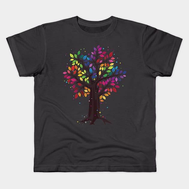 Tree of Life Kids T-Shirt by Felicity-K